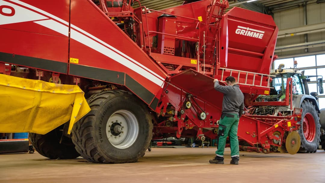 Máxima segurança operacional com o GRIMME Premium Check